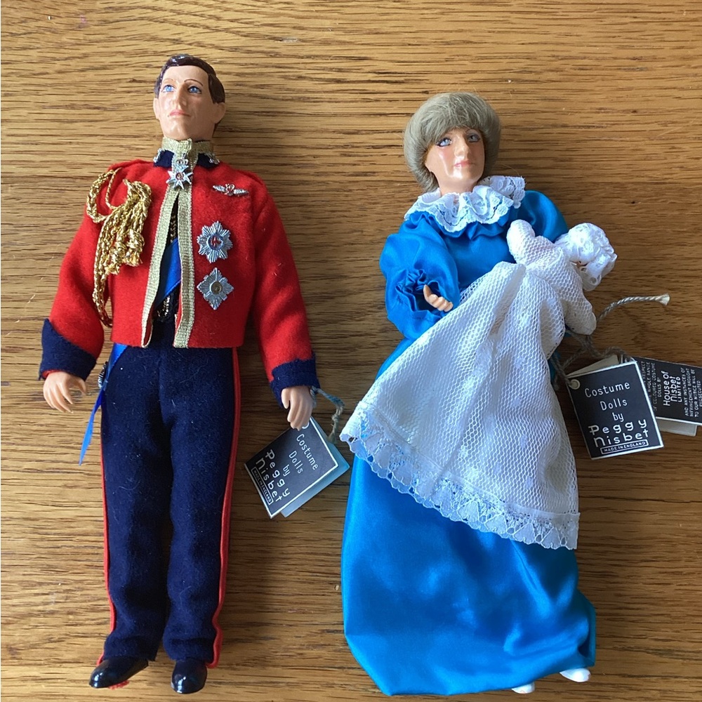 Peggy Nisbet: Royal Dolls🇬🇧 Charles, Diana,
Prince William. 1982 - Picture 2 of 16